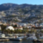 The beautiful Madeira mountains and its bay