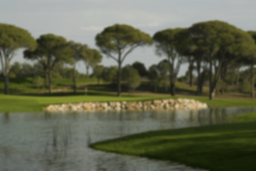 Water feature on the Faldo Course in Turkey