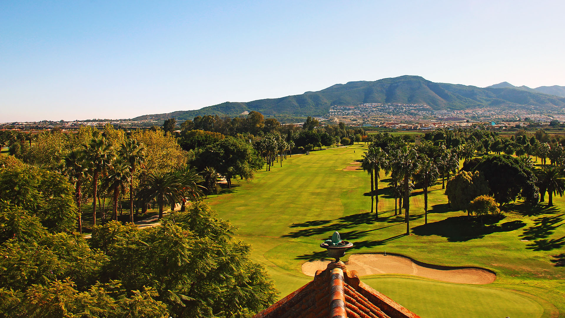 The view of Guadalhorce from the clubhouse