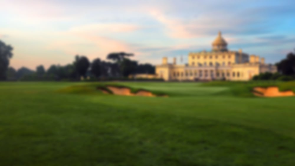 The Spectacular Stoke Park with beautiful skies above