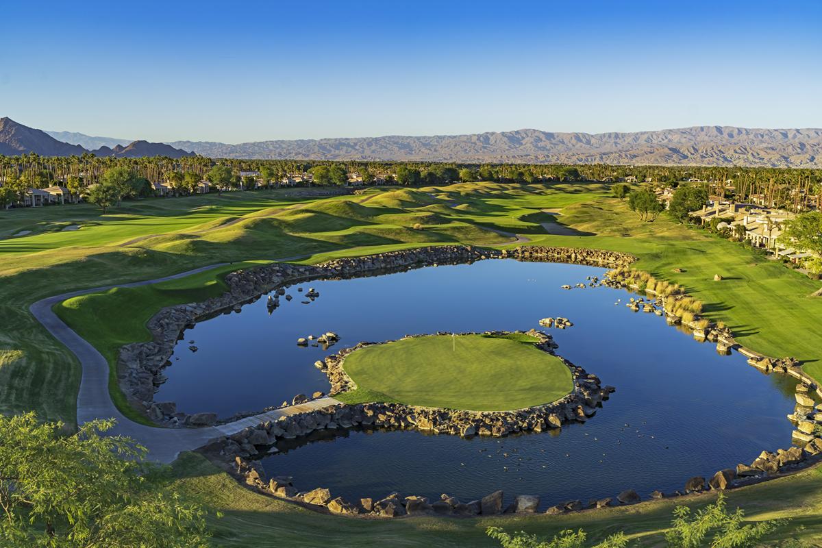 Pete Dye stadium course at PGA west