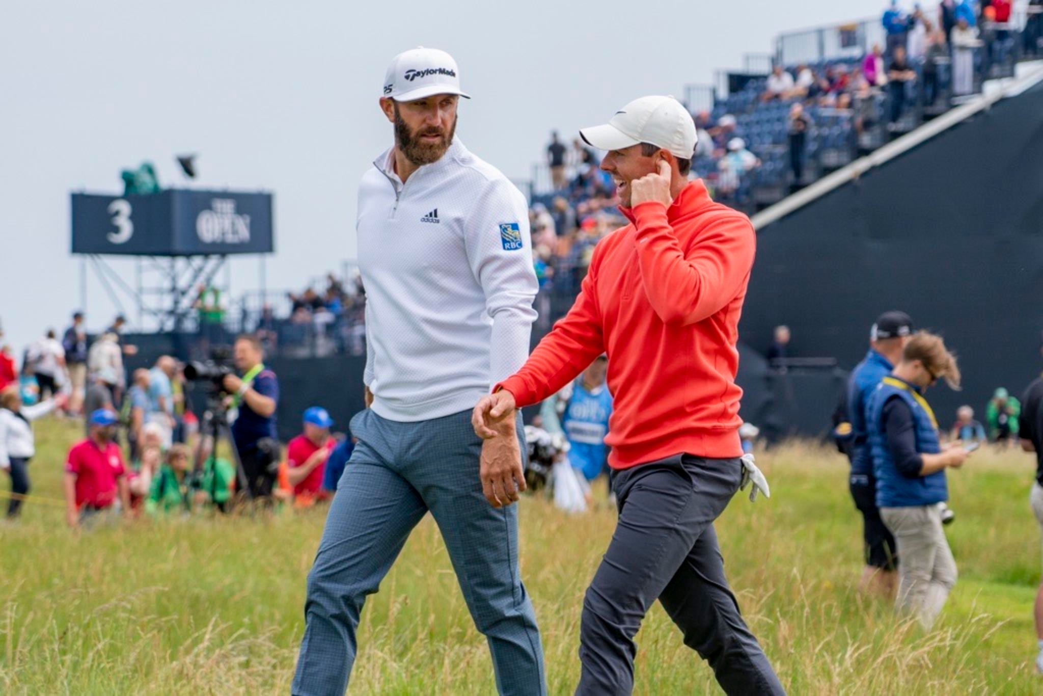 The Open Rory & Dustin Johnson