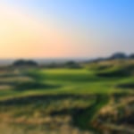 Beautiful sunset over Royal Liverpool