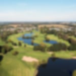 Aerial view of the beautiful Golf de La Wantzenau.