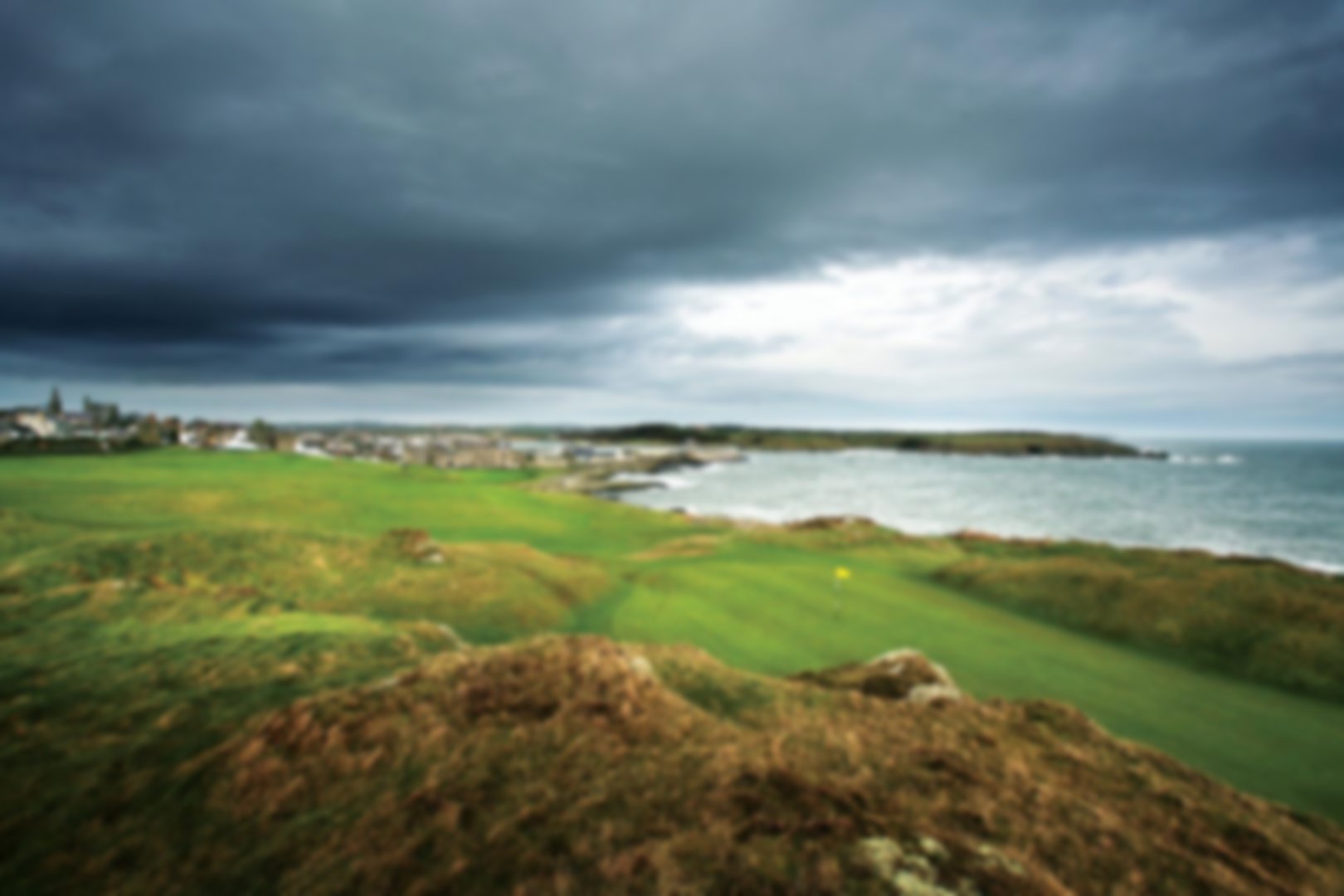 Beautiful opening hole at Ardglass Golf Club