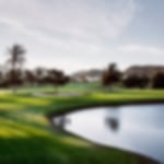 The tough approach shot into the pristine La Manga green