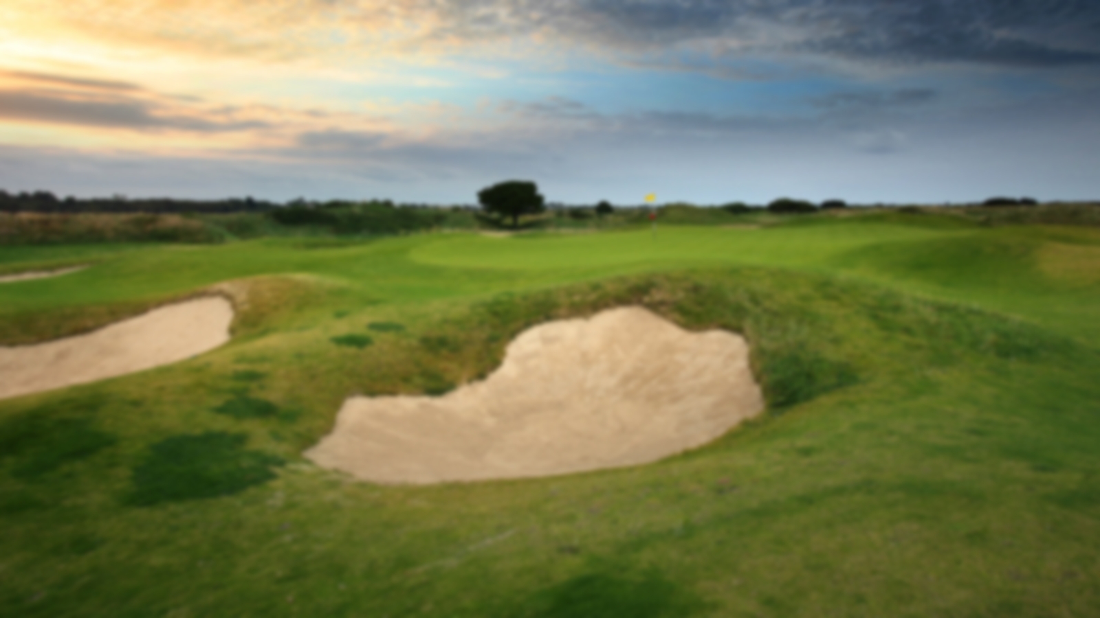 Greenside bunker at Royal Belfast.