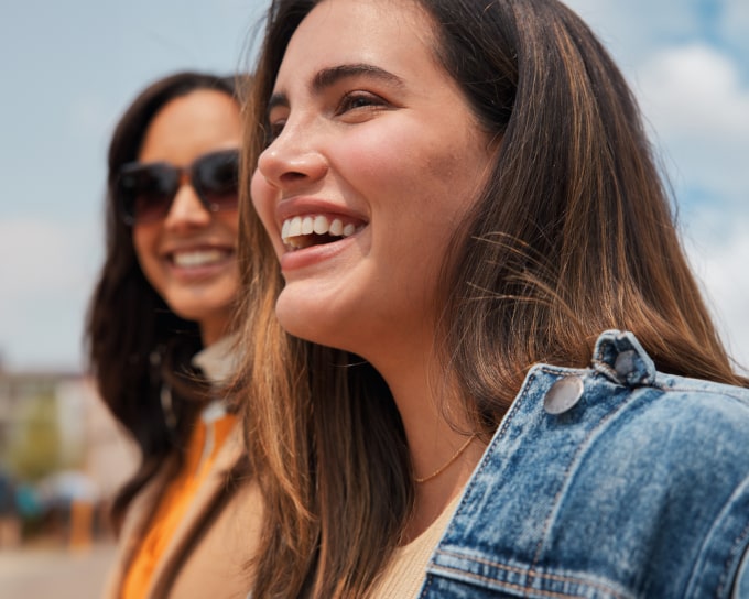 Smiling women