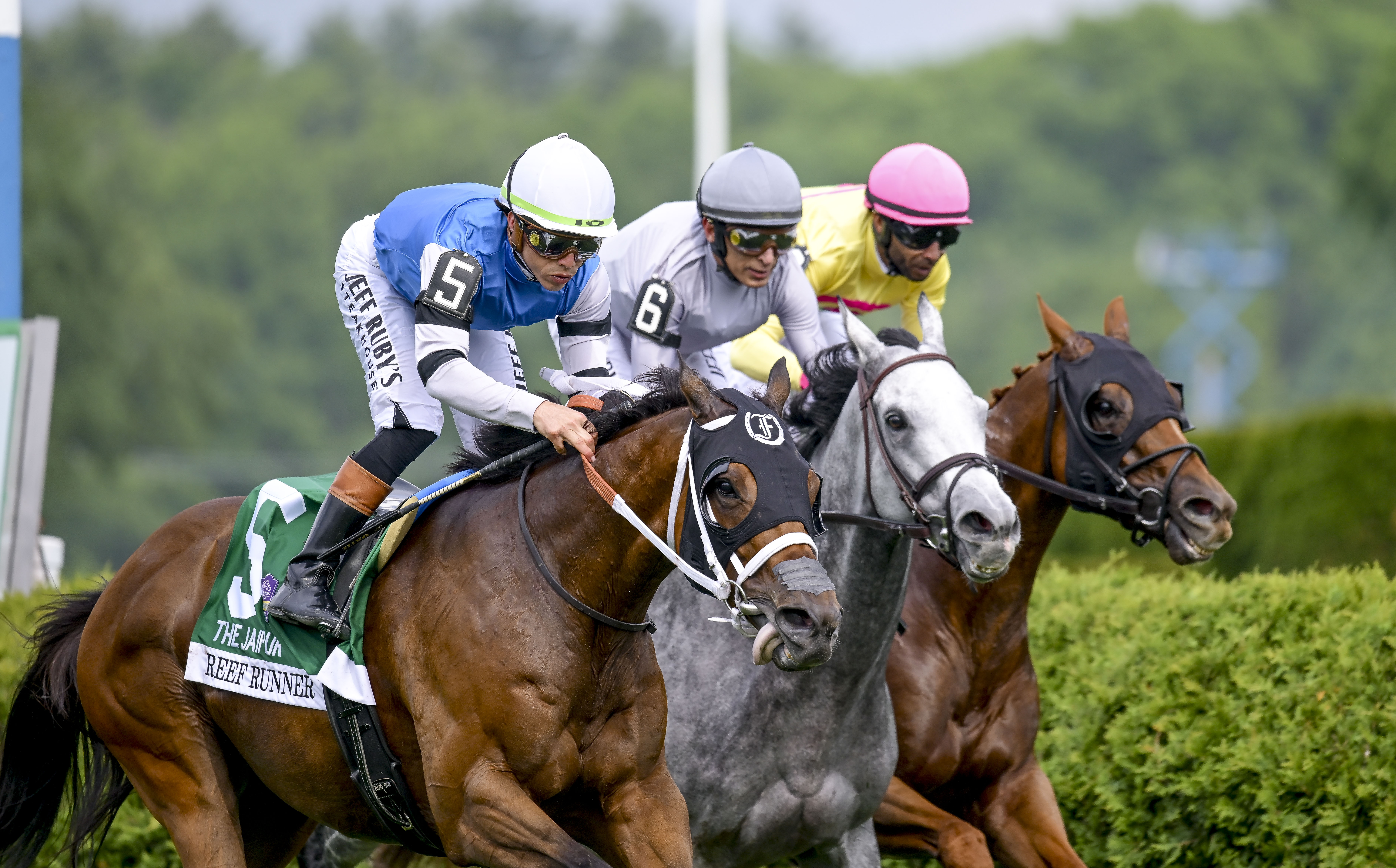 競馬Breeders' Cup 2021 Champion ジャージジャケット Sixpence Returns to Top Form in Upset Yasuda Kinen Win