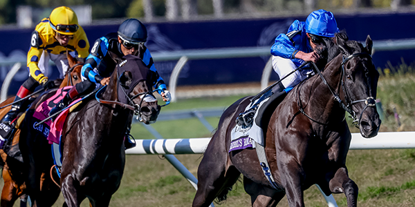 REBEL'S ROMANCE HOLDS ON FOR SECOND LONGINES BREEDERS' CUP TURF