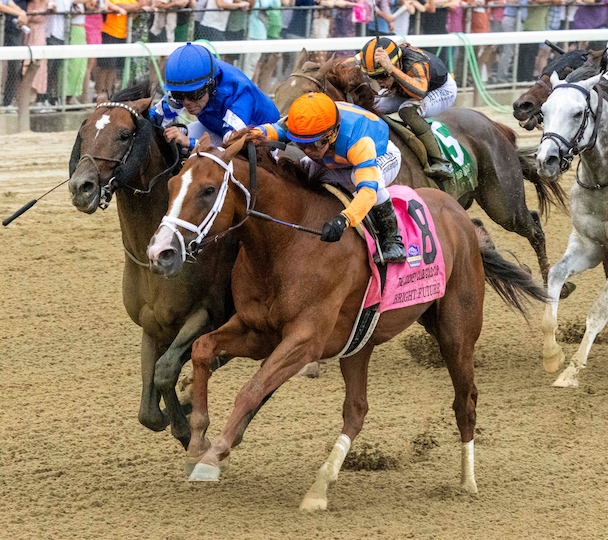 Bright Future Fends Off Proxy in Jockey Club Gold Cup