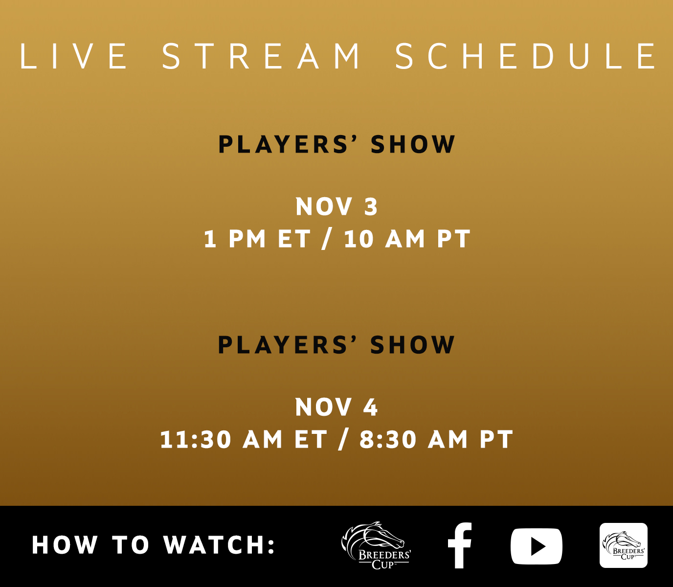 Nbc live stream online breeders cup