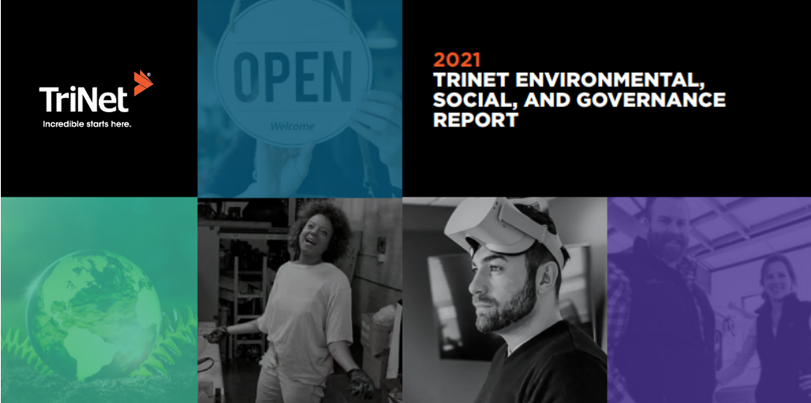 TriNet Releases its Inaugural Environmental, Social and Governance Report