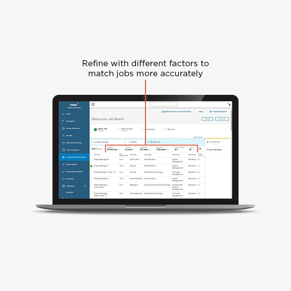 Refine to match jobs easily