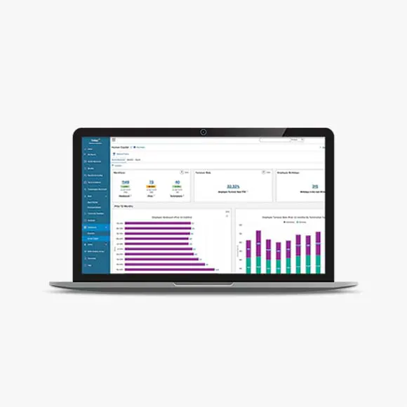 Workforce Analytics main dashboard from TriNet
