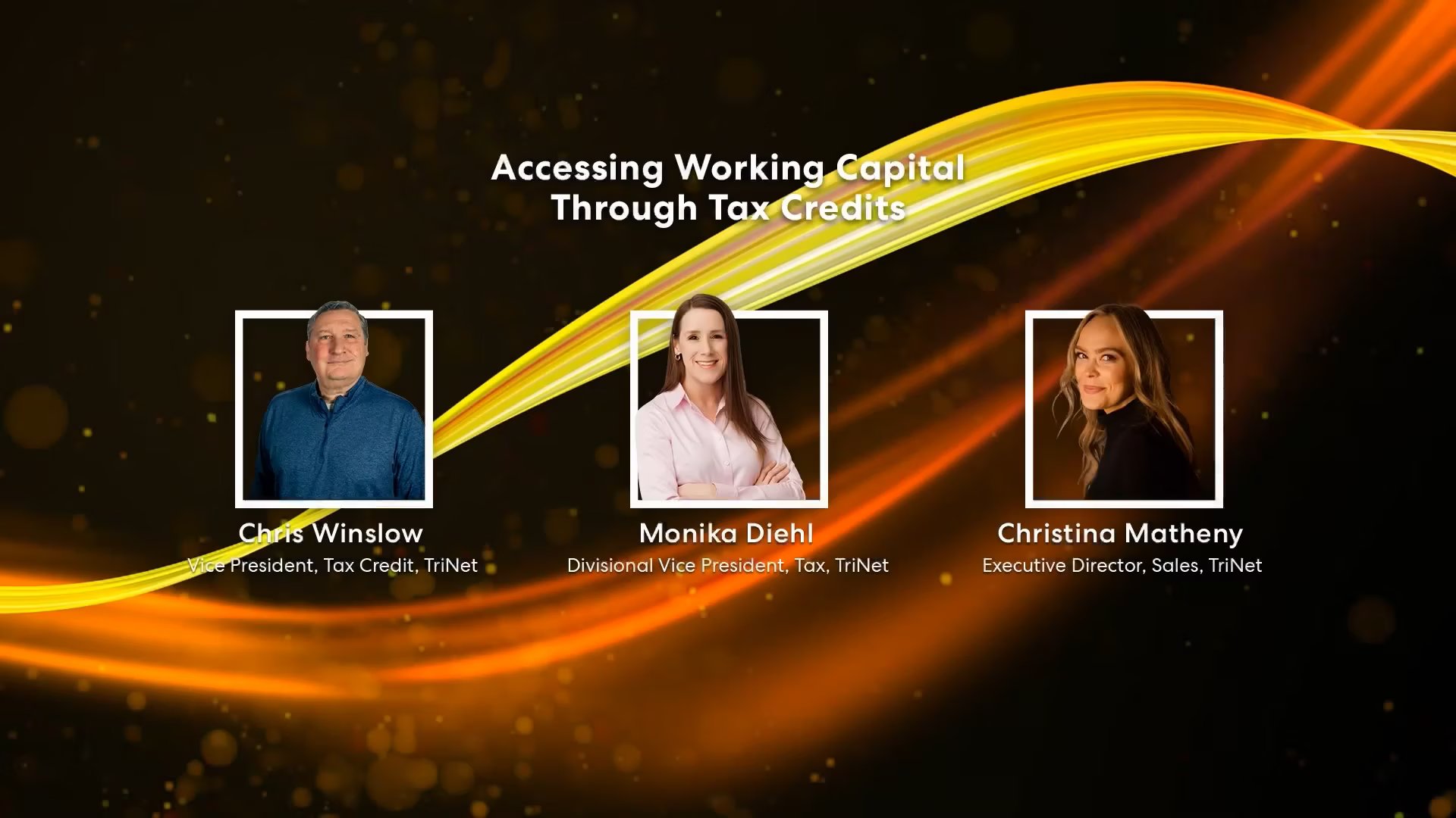 Accessing Working Capital Through Tax Credits