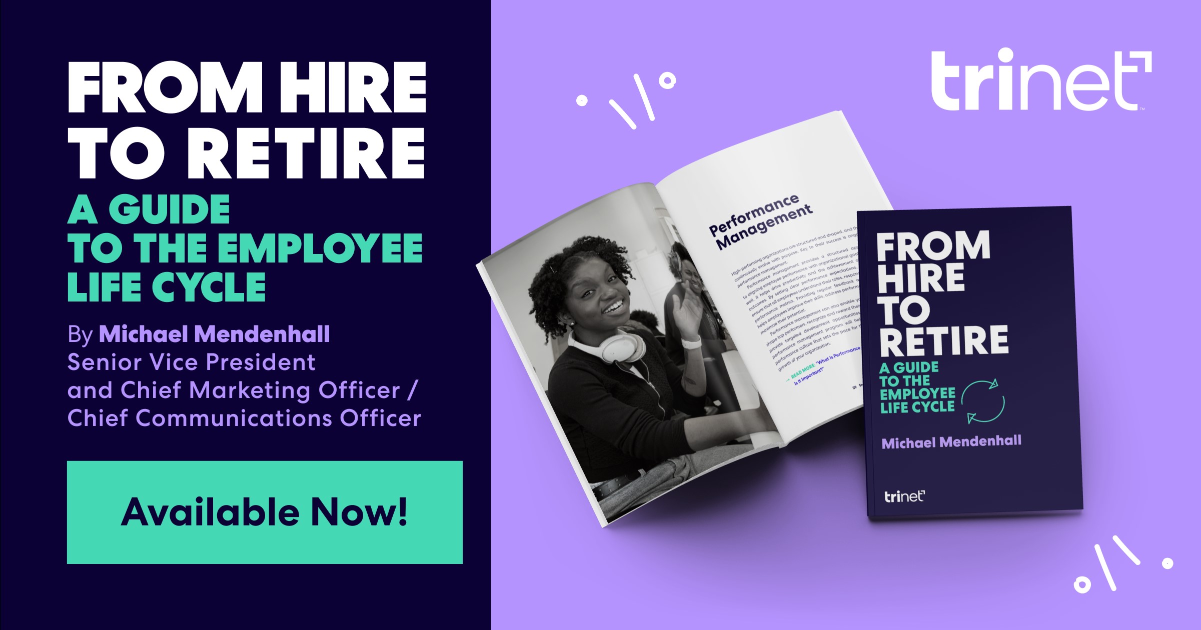 TriNet Releases Resourceful HR Book "From Hire to Retire: A Guide to the Employee Life Cycle"