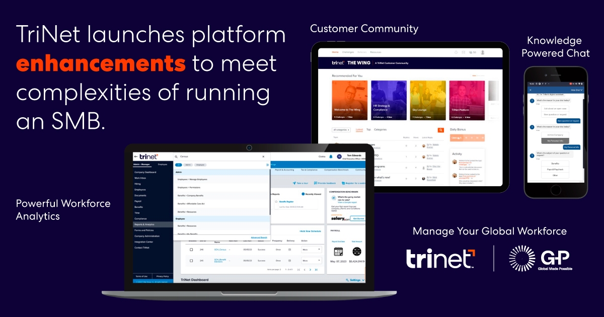 TriNet Launching Platform Enhancements To Meet Increased Complexities ...