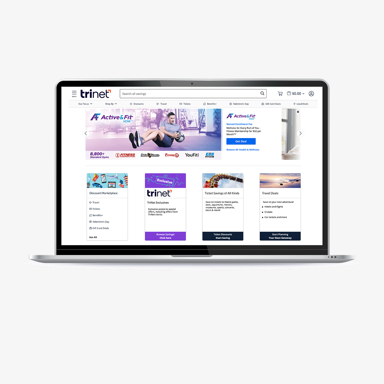 TriNet Perks - BenefitHub