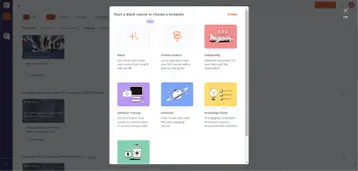 Learning Management - Create Course