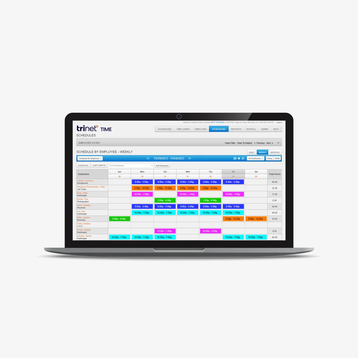 TriNet visual scheduler HR software