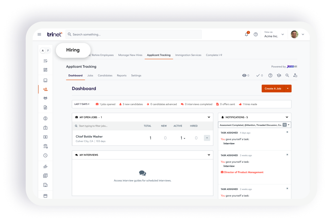 TriNet Recruit, Powered by JazzHR