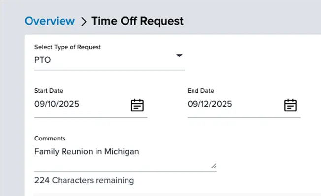 Time Off-Simple Empowered Service