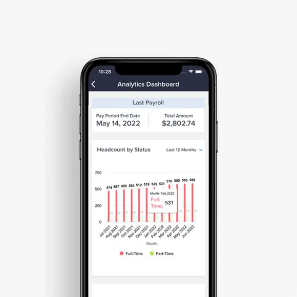 TriNet mobile app admin capabilities