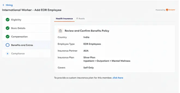 Offer international employees localized benefits