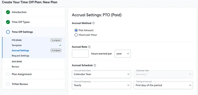 Time Off-Plan Flexibility and Compliance