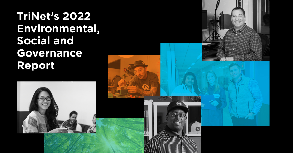 TriNet Releases 2022 Environmental, Social and Governance Report
