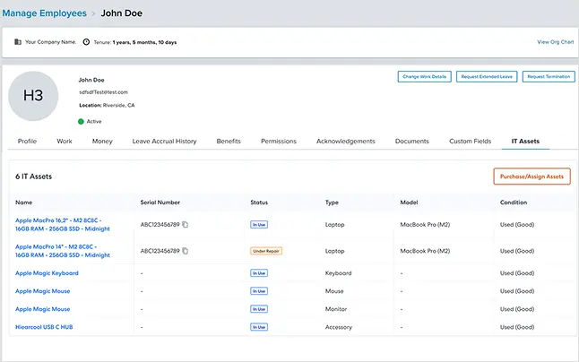 Real time visibility into your IT assets