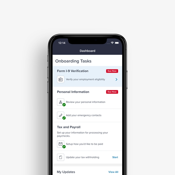 TriNet Mobile Dashboard