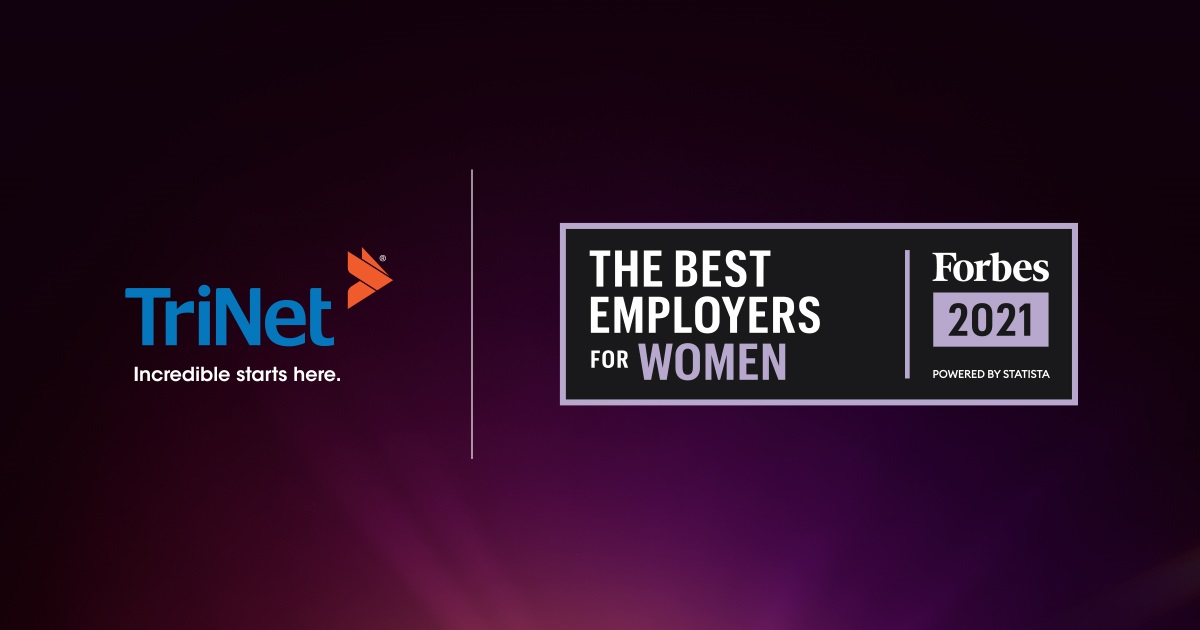 TriNet Named to Forbes’ List of Best Employers for Women 2021