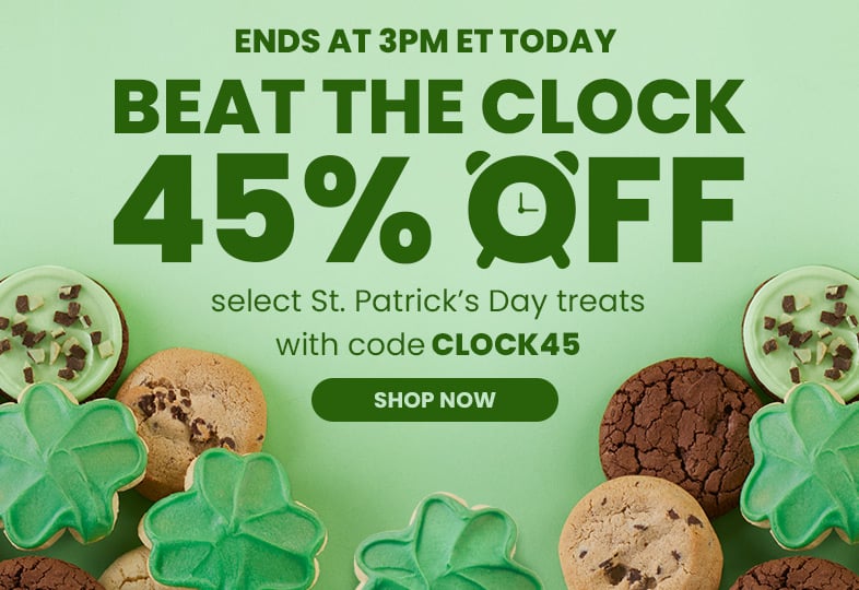 Beat the Clock! 45% Off St. Patrick's Day Gifts and More until 3PM ET