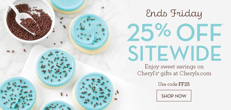 Ends Friday! 25% OFF Sitewide