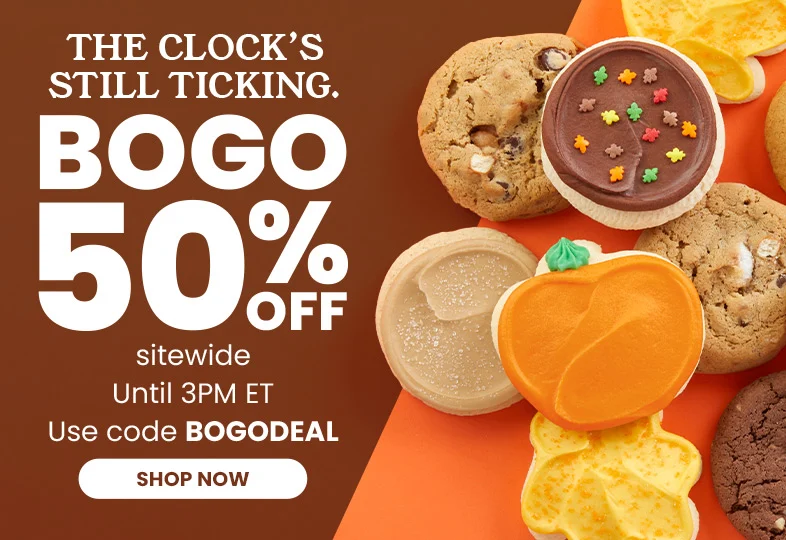 Beat the Clock! Buy One, Get One 50% Off until 11:59PM ET