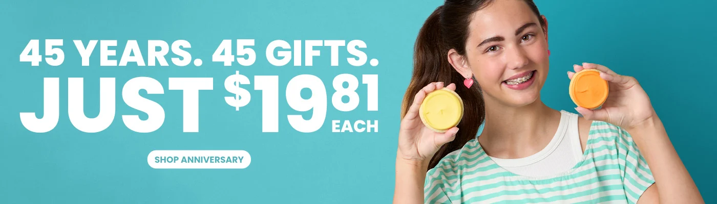 It's our 45th Anniversary! Celebrate with 45 gifts for $19.81