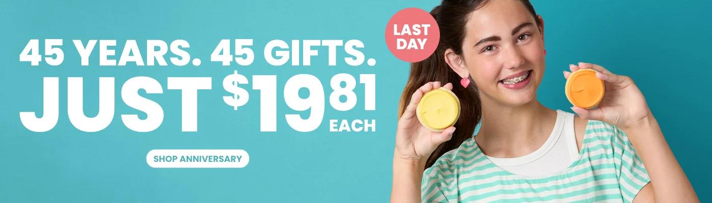 It's our 45th Anniversary! Celebrate with 45 gifts for $19.81