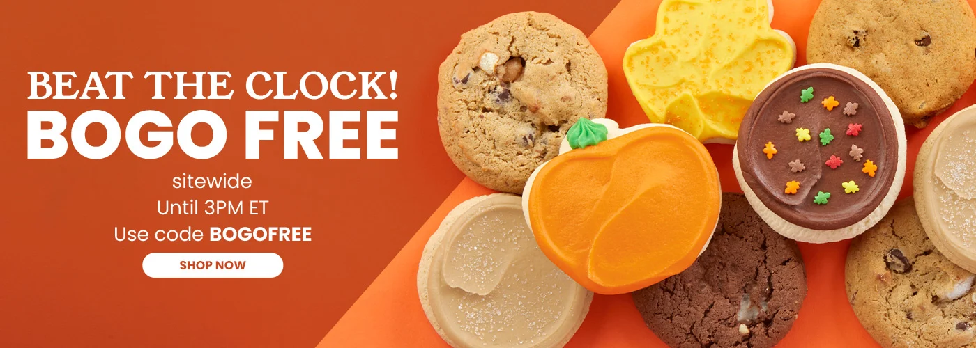 Beat the Clock! Buy one, get one FREE sitewide until 3PM ET.