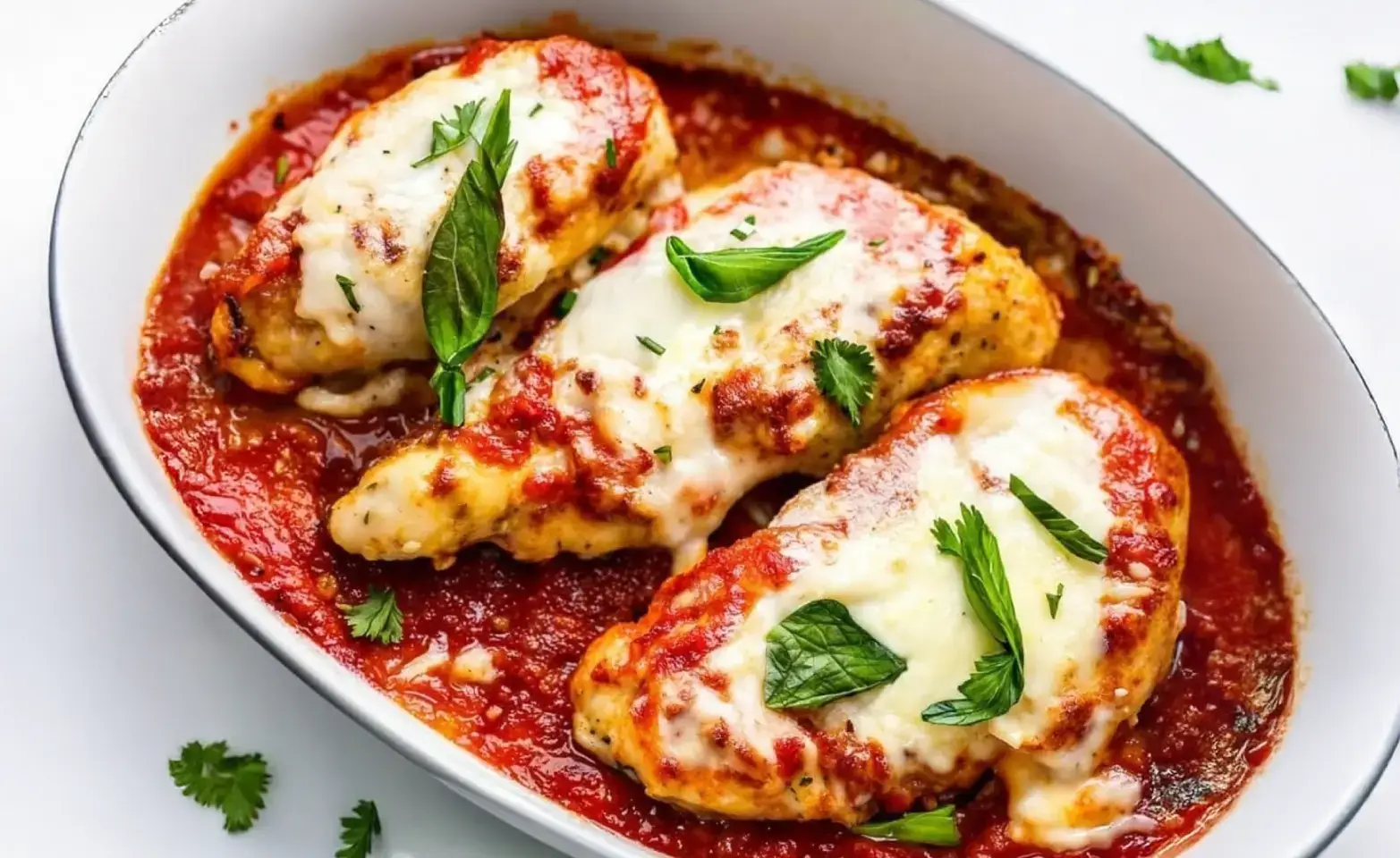 Keto chicken parmesan