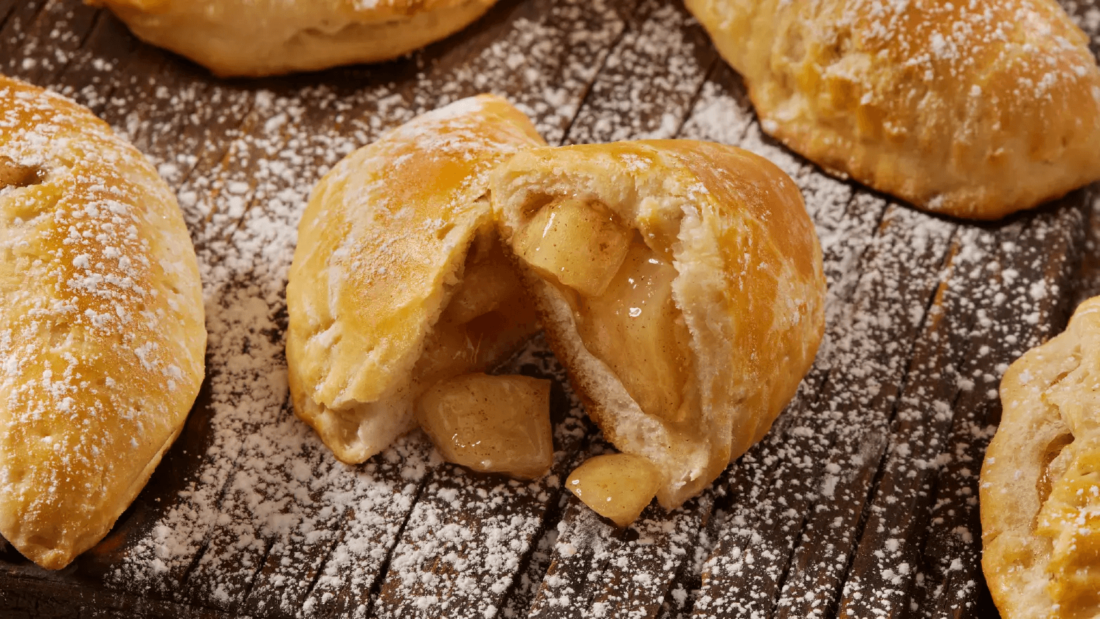 Stock image of mini apple pies