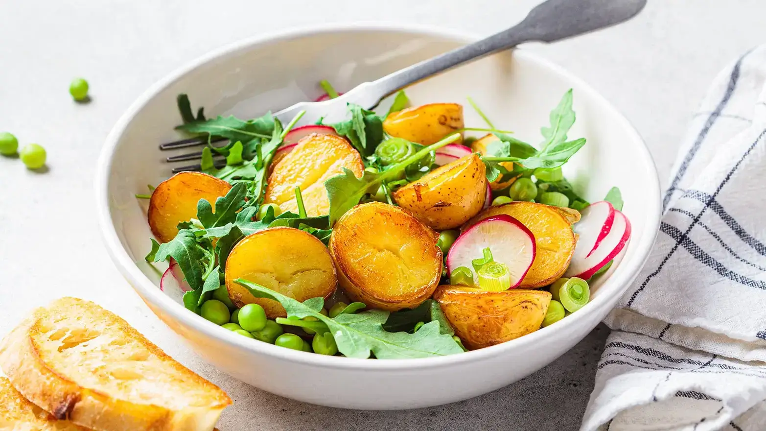 super green potato salad