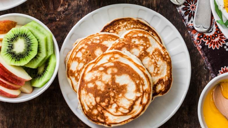 pancakes for birthday dinner