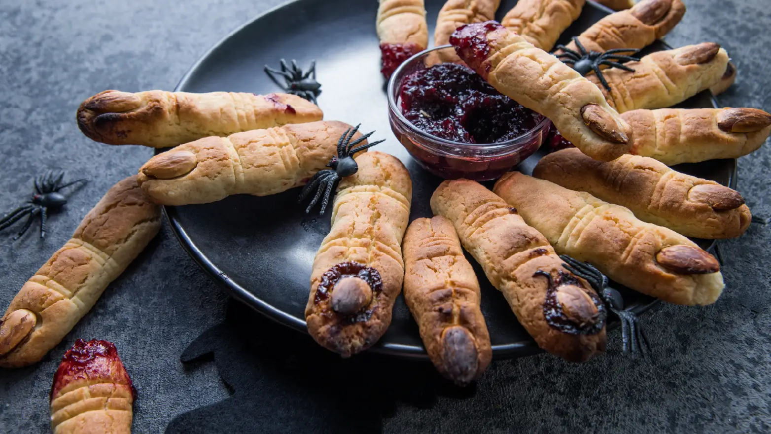 Witches’ fingers breadsticks