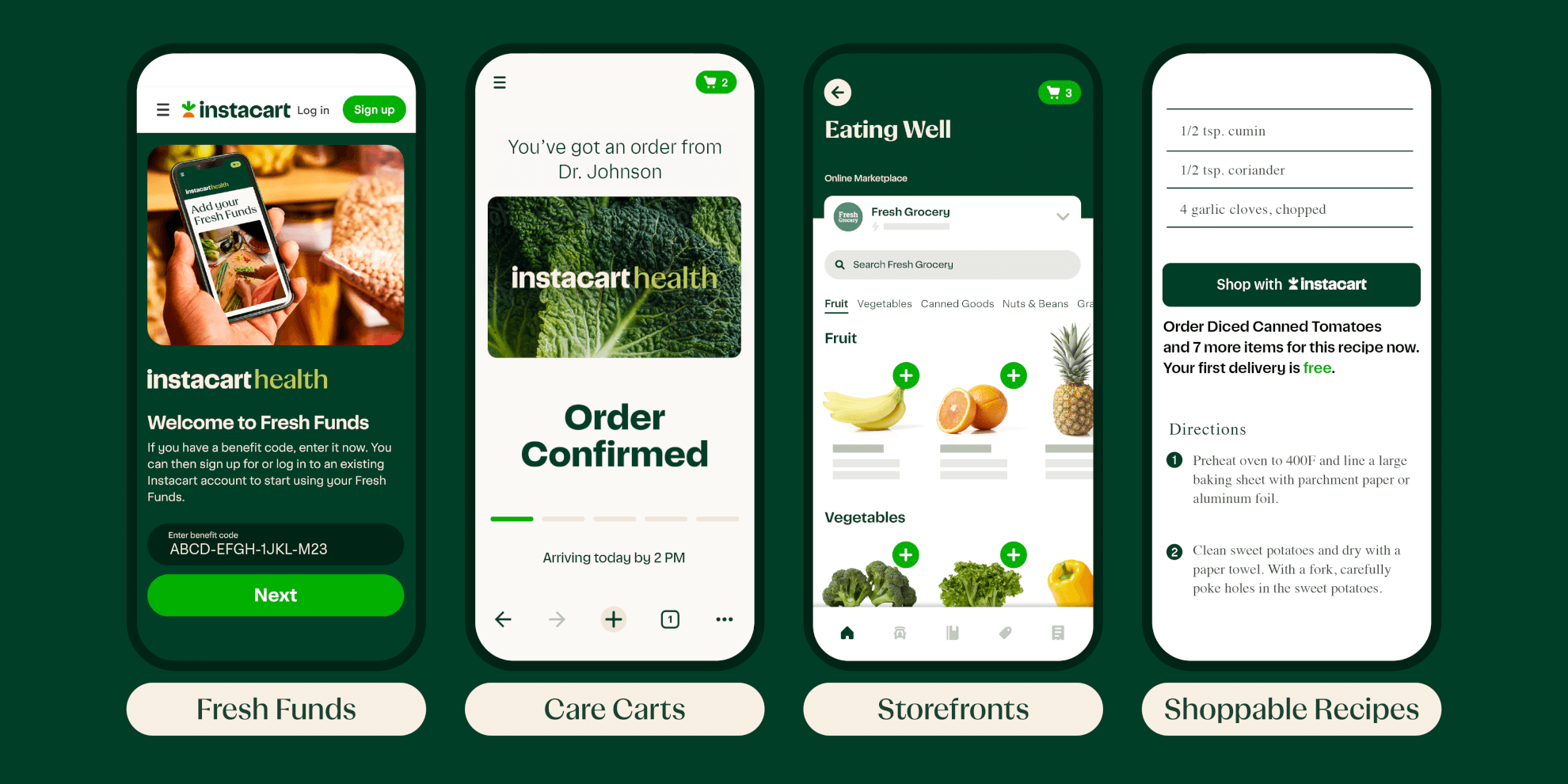 ICH products for providers