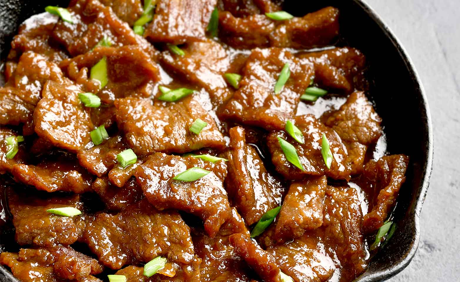 Stock image of mongolian beef