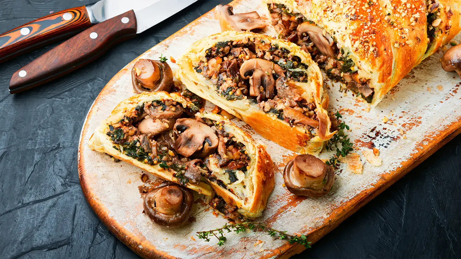 mushroom wellington