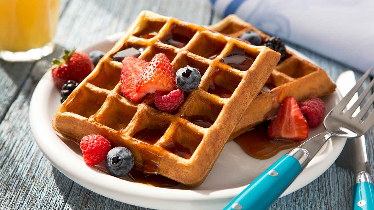 Ancient Greeks enjoyed waffles.