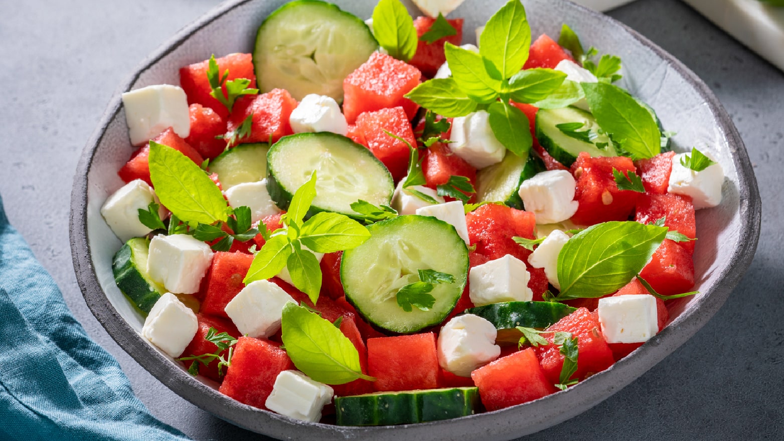 Watermelon salad